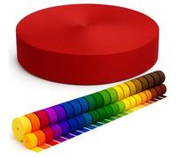 KBBB Sangle 2m 5m 10m 50m de long - 50 couleurs Largeurs: 10 mm 15 mm 20 mm 25 mm 30 mm 40 mm 50 mm Sangle en polypropylène pour sac, idéale pour les projets DIY et travaux manuels 171 Rouge 20 mm x 2