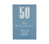 KBC Carte Anniversaire - 50 ans Un demi-siècle ! Meilleurs voeux