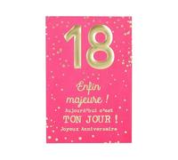 KBC Carte Anniversaire - Enfin majeure ! Aujourd'hui c'est ton jour !