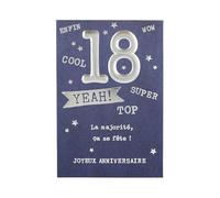 KBC Carte Anniversaire - Enfin Wow Cool Super Yeah ! Top La majorité ça se fête !