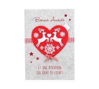 KBC Carte De Voeux - A Étrennes - Bonne Année Une attention Qui Vient Du Coeur !