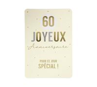 KBC Carte De Voeux - Anniversaire - 60 ans Pour ce jour Spécial