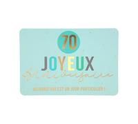 KBC Carte De Voeux - Anniversaire - 70 ans