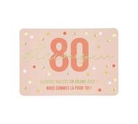 KBC Carte De Voeux - Anniversaire - 80 ans