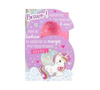 KBC Carte De Voeux - Anniversaire - Bravo ! Aujourd'hui tu fêtes tes 6 ans !