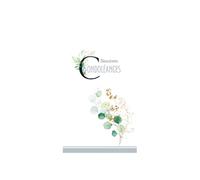 KBC Carte De Voeux - Condoléances - Sincères Condoléances - Fleurs Aquarelles