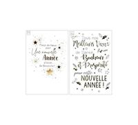 KBC Carte De Voeux - Meilleurs Voeux Nouvelle Année Visuel Aléatoire*