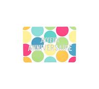 KBC Mini Carte De Voeux - Anniversaire - Joyeux Anniversaire Multi-couleur