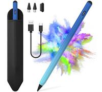 KBCASE Stylet Tablette Android Universel pour Samsung/Lenovo/Xiaomi/Huawei | Sensibilité à l’inclinaison & Haute Précision, Recharge Rapide 15 min pour Samsung Galaxy Tab, 3 Pointes de Rechange, Blanc