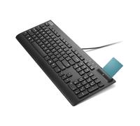 Lenovo Clavier Bureau USB Filaire Smartcard II Français - Plunger Key Switch, 106 touches, Lecteur Smart Card, Câble 2m, Windows 10/11