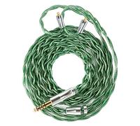 KBEAR Aegis Câble IEM pour casque Hi-Fi 4 fils plaqué argent Câble casque 120 cm pour Shu-re AONIC 215, U-E900, TIN-HIFI P1/T2/T3/T4 Plus/ T2 EVO (MMCX, fiche 4,4 mm)