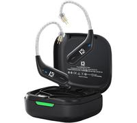 Kbear Bt15 Pro Bluetooth 5.4 Module Sans Fil Avec Crochet D'Oreille Pour Le Sport Hifi Large Compatibilité Câble D'Écouteurs Pour Kz Zs10 Pro/Edx Pro/Zsn Pro/Zst (Noir, 2 Broches De 0,78 Mm)