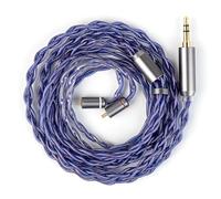 KBEAR Câble audio HiFi fluo 2 broches 5N en cuivre sans oxygène haute pureté 3,5 mm fiche 120 cm pour KZ ZST / ZS10 PRO / AS16 PRO/EDX PRO, CCZ Melody