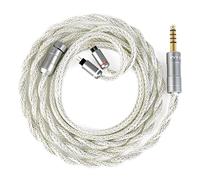 KBEAR Câble IEM Hi-Fi de mise à niveau pour moniteur intra-auriculaire, casque avec prise 2 broches de 0,78 mm et 4,4 mm, 173 cœurs hybrides argent-cuivre tressé, compatible avec SIM-GOT EW300 EW200