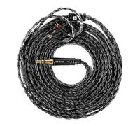 KBEAR Câble JunTian IEM 2m 16 fils 5N OCC plaqué argent pour kz zs10 Pro, CCZ Melody, audiophile et musicien, batteur