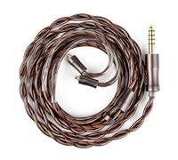 KBEAR Cadence MMCX IEMs Câble 6N en cuivre haute pureté plaqué argent Câble pour casque HiFi 4,4 mm Fiche 120 cm Câble pour écouteurs Sh-ure SE315, SE215, So-ny IER-M9, Fii-O FD3 PRO FH9