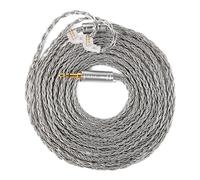 KBEAR JunTian Câble pour écouteurs intra-auriculaires CCZ Melody IEM 16 fils 5N OCC plaqué argent pour KBEAR KS1, audiophile et musicien, batteur (TFZ-broches, prise 3,5 mm)