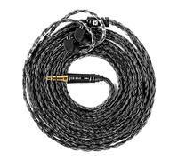 KBEAR JunTian Câble pour écouteurs intra-auriculaires CCZ Melody IEM 16 fils 5N OCC plaqué argent pour KBEAR KS1, audiophile et musicien, batteur (TFZ-broches, prise 3,5 mm)