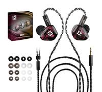 KBEAR KB01 Moniteur intra-auriculaire, diaphragme en béryllium de 10 mm, pilote dynamique IEM, écouteurs de jeu HiFi avec son de clarté, coque en résine imprimée en 3D, câble OFC 6N à 2 broches pour