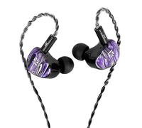 KBEAR KB03 Écouteurs de jeu, écouteurs IEM 1 DD+1 B 1 pilote de conduction osseuse, casque DJ filaire avec câble OFC haute pureté, écouteurs de jeu, basses puissantes pour musiciens