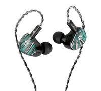 KBEAR KB03 IEM Écouteurs de jeu, écouteurs de jeu 1 DD+1 B 1 pilote de conduction osseuse, basses puissantes, écouteurs intra-auriculaires filaires avec câble OFC haute pureté, IEM pour jeu