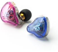 Kbear Ks2 Ecouteurs Intra-Auriculaire Filaire Iem Hifi 1Ba 1Dd Écouteur De Jeu Casque Antibruit Pour Sport Oreillette Hybride Avec Câble Amovible Prise Jack 3,5Mm
