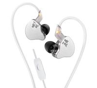 KBEAR NZ02 Ecouteurs Filaire avec mic Ecouteurs Intra-auriculaire Gaming 1DD in Ear Monitors à Double Aimant de 10 mm IEM pour audiophiles, chanteurs, Musicians