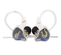 KBEAR Phoenix IEM Gaming, Ècouteurs Filaire Jack DD 10mm avec Double Aimant et Diaphragme en PET, Ecouteur Gaming PS5 Réduction du Bruit, Oreillette Filaire Graves Puissants, Ecouteur Avec Fil
