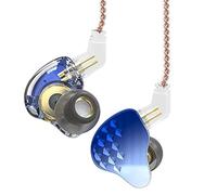 KBEAR Robin HiFi Lot de 10 casques hybrides DD+BA avec réduction du bruit des basses profondes avec câble amovible à 2 broches de 0,78 mm (noir, avec micro)