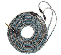 KBEAR ST16 Plus Câble pour écouteurs 16 fils 5N OCC plaqué argent Long IEM pour MMCX 3,5 mm Fiio FH3 FH7 FH9 FA9 FH5S SE846 SE535 SE215 SE315 SE425 PRO W60 IE300 IEEE300 40PRO (MM) CX 3,5 mm)