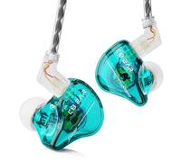 keephifi KBEAR Storm Écouteurs filaires Intra-Auriculaires pour Musiciens, chanteurs, audiophiles, in Ear Monitor 10 mm Magnétiques puissants Pilotes dynamiques 1DD Gaming IEM (Violet, sans Micro)