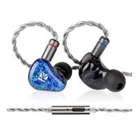 KBEAR Voyages SR8 1DD+3BA Moniteur intra-auriculaire hybride pour musicien | Pilote de basse en silicone liquide de 8 mm, deux pilotes BA 31785 de milieu de gamme, 1 pilote BA 30095
