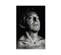 KBECNAU Poster de Serge Gainsbourg (3) sur toile - Décoration murale pour salon, chambre à coucher - 40 x 60 cm