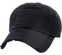 KBETHOS KBVT-209 BLK Opérateur tactique avec le drapeau des États-Unis Patch US Army casquette de baseball militaire réglable