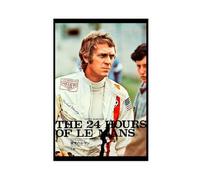 KBGDFSDF Poster sur toile Steve McQueen King Of Cool 24 Hours Of Le Mans - Décoration de chambre à coucher - 50 x 75 cm