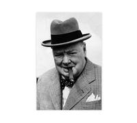 KBGDFSDF Poster Winston Churchill (8) sur toile - Art mural - Peintures 30 x 45 cm