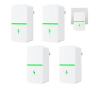 KBIBCK 4 pièces Dispositif d'économie d'énergie,économiseur d'énergie Pro, Réducteur d'électricité domestique, Dispositif d'économie d'énergie pour l'électricité