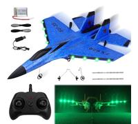 KBIBCK Avion RC SU35, Avion Télécommandé 2.4GHZ, Conception Anti-Crash, Flexible et Incassable, pour Adultes et Enfants