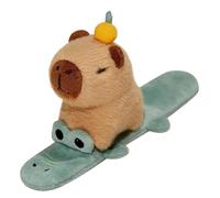 KBIBCK Capybara Bracelet Slap Capybara en forme de crocodile, jouet en peluche, jouet en peluche Capybara pour anniversaire de garçons et filles