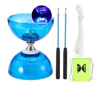 KBIBCK Diabolo avec Roulement à Billes, Lumineux Diabolo, Kit de Jonglerie, pour Enfants, Adultes, Débutants Professionnels