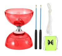 KBIBCK Diabolo Roulement à Billes, Kit de Jonglerie Triple Roulement, Diabolo Lumineux, pour Enfants, Adultes, Débutants Professionnels