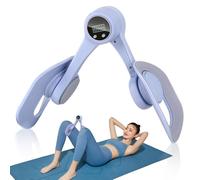KBIBCK Hip Trainer Exerciseur, Thigh Trainer Pelvic, Musculation pour fessier Cuisses, Appareil de Sport Maison Portable, pour Homme et Femme, Entraînement avec Compteur Le Plancher pelvien (Bleu)