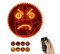KBIBCK Lampe d'expression et de doigt pour voiture, 4 Émojis Et 4 Gestes pour Voiture, Lampe de signe de main Emoticon pour voitures avec télécommande, Lampe décorative LED pour voitures