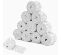 KBIBCK Lot de 10 Bande de plâtre, 7,5 x 270 cm Rouleaux de plâtre, Bandes plâtrées en Tissu pour modélisme et bricolage