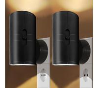 KBIBCK LOT DE 2 Veilleuses LED, Veilleuses LED, Veilleuse Prise Electrique, Prise Electrique avec Commande Tactile, Veilleuse Plug and Play pour Cuisine, Couloir, Escalier, Salon