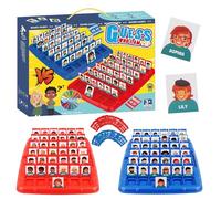 KBIBCK Qui est-ce Jeu, Qui est-ce - Jeu de devinettes amusant - Jeu de société - Jeux de deviner - Qui suis-je - Jeux Guess What pour adultes, enfants, famille, parents et enfants (grand)
