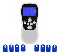 KBIBCK Simulateur de douleur périodique - Simulateur de travail - Appareil de stimulation contre la douleur - 8 modes - 8 patchs - 15 niveaux réglables - Massage pour bras, jambes, dos - Plus de