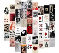 KBKBART Y2k - Lot de 50 impressions d'art mural pour chambre de fille, kit de collage mural esthétique, 10,2 x 15,2 cm, affiches