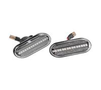 KBKEUBUAD Signal Indicateurs lumières Clignotant Dynamique À LED Pour Clio 1 2 Pour KANGOO Pour M&EGANE Pour ESPACE Pour TWINGO Pour MASTER(Dynamic Crystal Type)