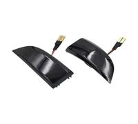 KBKEUBUAD Signal Indicateurs lumières Clignotant Dynamique À LED Pour Rétroviseur Latéral Pour M&EGANE MK3 Pour Scenic Pour Fluence Pour Latitude Pour Safrane(Dynamic Smoked)